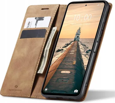 Produktbild von Spacecase Geldbörse Redmi Note 11 Pro 5G hellbraun
