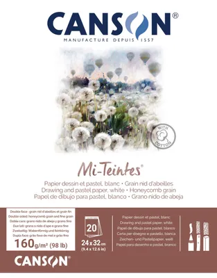 Zdjęcie produktu dla CANSONC31027P001 Papier rysunkowy CANSON Mi-Teintes, w podkładce, 240 x 320 mm