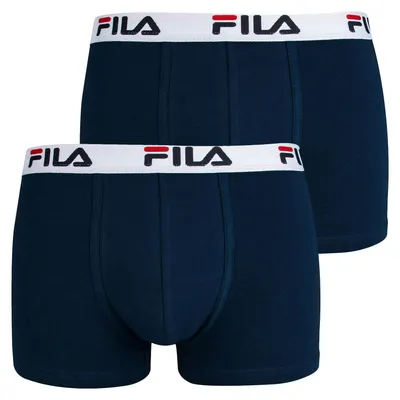 Zdjęcie produktu dla Wygodne bokserki męskie Fila 2-pack navy m.