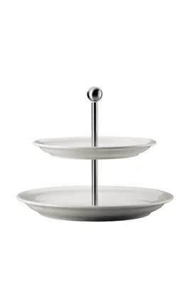 Zdjęcie produktu dla Thomas Etagere 2-tlg. / mit flachen Tellern Trend Weiss 11400-800001-25317