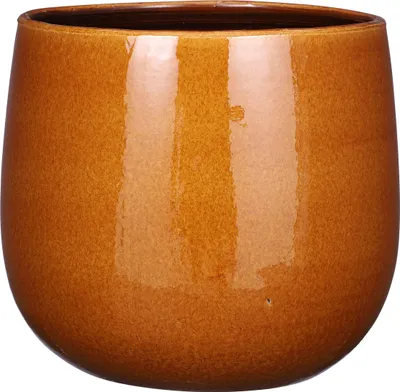 Produktbild von Mica Decorations Pablo Blumentopf - H25 x Ø29 cm - Ocker