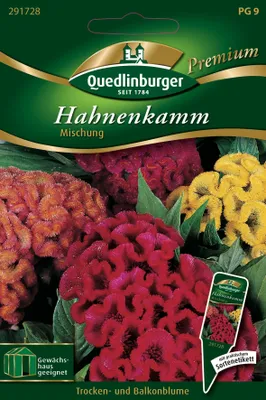 Produktbild von Quedlinburger Saatgut - Hahnenkamm Mischung - Samen - 291728