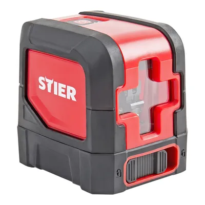 Produktbild von STIER Kreuzlinienlaser 2x120°, Projektion in 2D, automatische Selbstnivellierung, Umschaltbar horizontal/vertikal, magnetischer Wandhalterung, mit Schutztasche