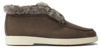 Productafbeelding van Santoni damesmokkasijnen, bruin, suède - maat 40