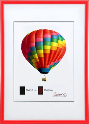 Produktbild von NLS Kunststoff Bilderrahmen Wanddeko Collage Poster Fotorahmen Bildträger Lifestyle - Farbe: Rot | Format: 13x18