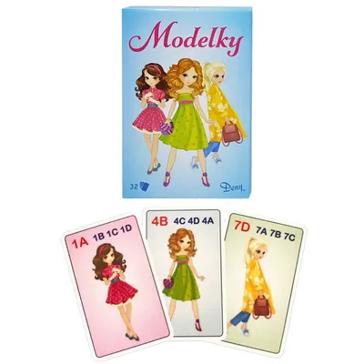 Obrázok produktu pre Karty Kvarteto Modelky