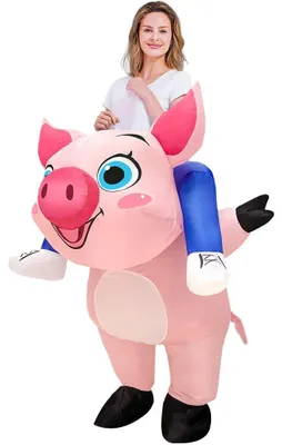 Image de Solidchoice - Costume de cochon gonflable pour adultes, idéal pour les fêtes