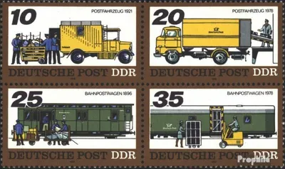 Produktbild von Briefmarken DDR 1978 Mi 2299-2302 Viererblock (kompl.Ausgabe) postfrisch Transportmittel