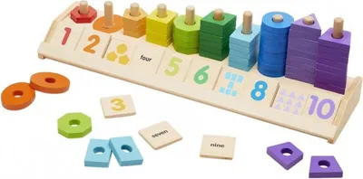 Produktbild von Holzspiel Sortieren und Zählen