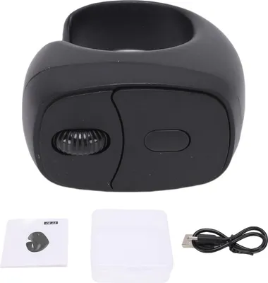 Produktbild von Telefon-Scroller, Fernbedienung, Fingerspitze, Bluetooth, Kamerasteuerung, multifunktionaler kabelloser Seitenwender für Tablet, Schwarz