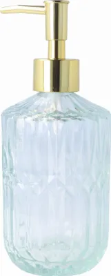 Produktbild von PARSA Beauty Seifenspender Glas mit goldenen Akzenten