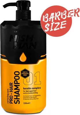 Obrázok produktu pre Šampón bez parabenov Nishman Pro Paraben free 1250ml