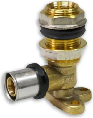 Produktbild von Pressfitting Wanddurchführung 16 x 2 - 1/2" IG
