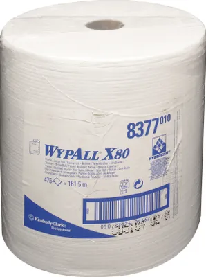 Produktbild von Kimberly-Clark Wischtuch WypAll X80 8377 L340xB315ca. mm - 8377