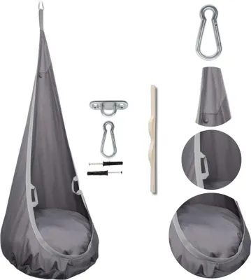 Produktbild von MAMOI® Hängesessel für kinder, Therapieschaukel, Schaukel für kinderzimmer, Hängehöhle, Hängeschaukel, Sensory swing, Schaukeltuch indoor, Hängesack,  Tuchschaukel, Babyschaukel, Hängetuch