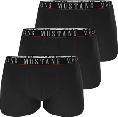Produktbild von Mustang Boxershorts ARCHIE RETRO 3er Pack schwarz S(4)