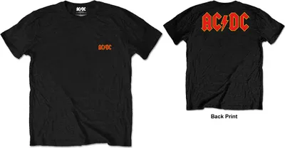 Produktbild von AC/DC Logo (Back Print) Black S T-Shirt
