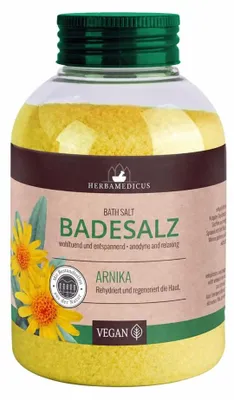 Obrázok produktu pre Herbamedicus Kúpeľová soľ s extraktom z arniky (575g), 104687