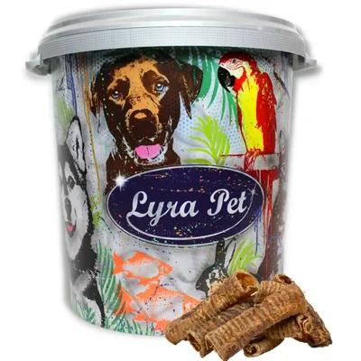 Produktbild von 5 kg Lyra Pet® Rinderstrossen ca. 12 - 15 cm in 30 L Tonne