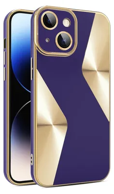 Produktbild von Für Apple iPhone 15 Electroplating Silikon TPU Handy Hülle mit Kamera Schutz