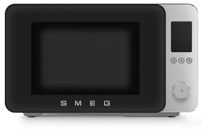 Obrázok produktu pre Smeg MOC02BLMEU, Na pracovnú dosku, Kombinovaná mikrovlnka, 27 L, 900 W, Vstavaný displej, LCD