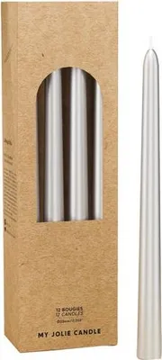 Image de Bougie Flambeau Argent Ambiance Raffinée, Parfumée - Maison Berger