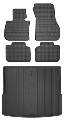 Immagine prodotto di Tappetini gomma SolidPRO + baule DryZone per BMW X1 F48 2015-2022 5 pezzi