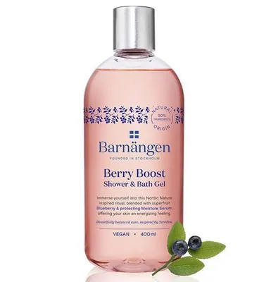 Image de BARNÄNGEN Gel douche & bain moussant Berry Boost 400ml