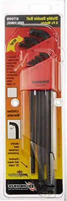 Produktbild von Stubby Dubbele BALLEND HEX Schlüssel Lange Serie Set - 9MM-1.5MM - 67099