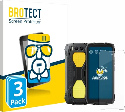 Produktbild von 3x BROTECT Schutzglas für Blackview BV7300 (Display+Kamera) Schutzfolie Panzer Folie Glas Display Schutz klar