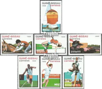 Produktbild von Briefmarken Guinea-Bissau 1988 Mi 935-941 (kompl.Ausg.) postfrisch Olympische Sommerspiele
