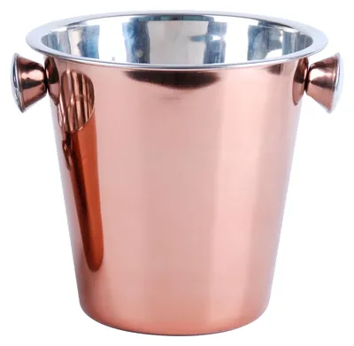 Produktbild von Urban Living Champagner-/Weinflaschenkuhler/Eiskubel - Kupfer - Edelstahl