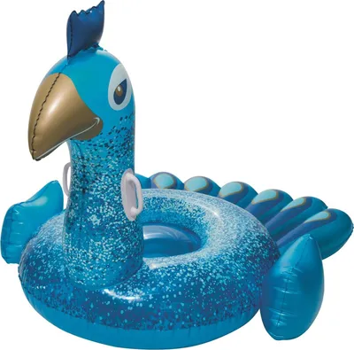 Produktbild von Aufblasbarer Pfau als Reittier, 198 cm