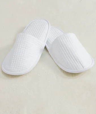 Produktbild von Towel City Waffle Mule Slippers