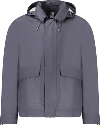 Image de Veste à capuche avec poches et logo KWAY K7131CWKAYALINENBLEND : Taille - L Taille : L