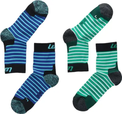 Produktbild von LENZ Outdoor Kids 1.0 2er Pack Wandersocken blau 27-30