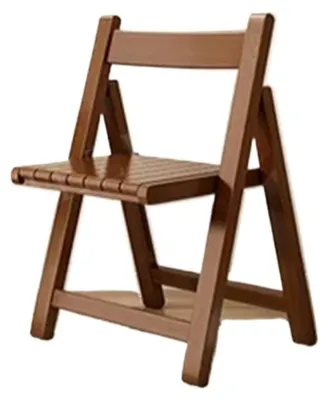 Image de Chaise pliante en bois, pour intérieur et extérieur