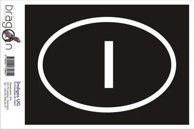 Produktbild von Aufkleber / Autoaufkleber - JDM / Die cut / Auto / OEM - Italien I - 160x110mm rot - Heckscheibe / Heckscheibenaufkleber