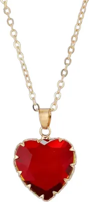Produktbild von Halskette WO-29900 - Elegante rote Damenhalskette KP29900