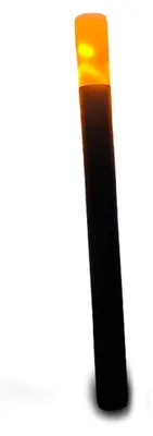 Produktbild von 9913 LED Fackel V3.0 Amber 450 mm Länge und Ø38mm in Schwarzmatt