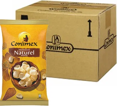 Produktbild von Conimex - Kroepoek (Krabbenchips) Natural - 12 Beutel