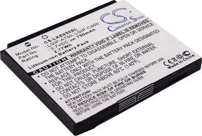 Produktbild von TECHTEK Akku Kompatibel mit [LG] KB6100, KE820, KE850, KG99, ME850, PRADA Ersetzt LGIP-A750, für LGIP-C800