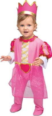 Immagine prodotto di Costume reale da favola per bambino color rosa-oro 7-12 mesi (74-80 cm)
