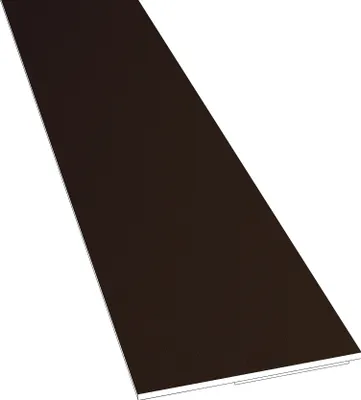Produktbild von 10x 6m  | PVC Fensterleiste 30mm | ohne Lippe | Farbe = Schokobraun | Abschlussleiste Flachleiste Zierleiste Kunststoffleiste Fenster Montage