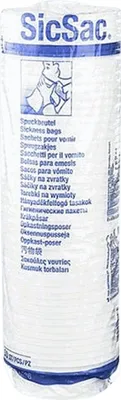 Produktbild von SicSac Spuckbeutel bei Übelkeit als sicherer und hygienischer Auffangbeutel, 50 St. Beutel