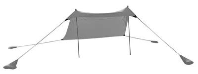 Produktbild von Meister Sonnensegel 210 x 210 cm LSF50+ Für bis zu 4 Personengrau Strandzelt