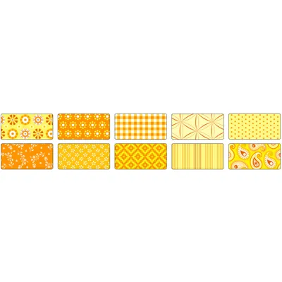 Produktbild von Motivkarton BASICS gelb 50 x 70 cm, 10 Bogen