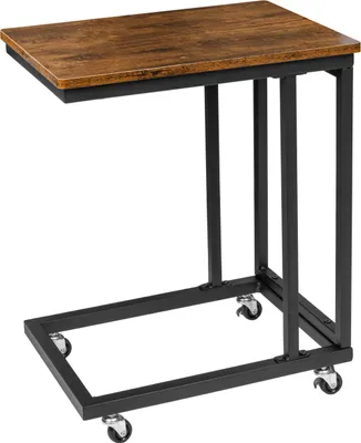 Zdjęcie produktu dla Stolik Kawowy Boczny Pomocniczy Mobilny Loft Do Salonu Sypialni Pod Laptopa