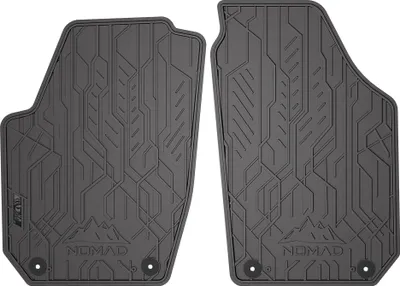 Immagine prodotto di Tappetini in gomma tappetini auto per Skoda Fabia II 2006-2014 gomma nero 2pcs