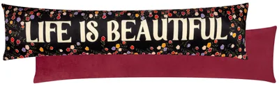 Obrázok produktu pre Poťah na vetrolam "La Vida Life is Beautiful" – zamatový – viacfarebný – 20 x
